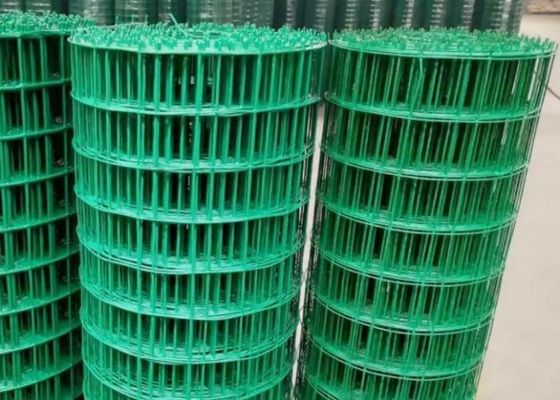 3Fts हरा PVC कोटेड वायर मेश फेंसिंग रोल वायर गार्डन फेंस रोल रस्टप्रूफ