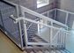 सीढ़ी रेलिंग के लिए स्क्वायर ओपनिंग स्टेनलेस स्टील जस्ती वेल्डेड मेष