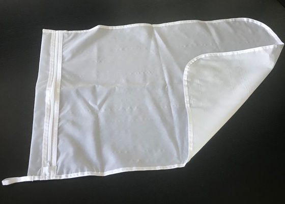 जिपर के साथ कपड़े धोने के लिए 75 * 55 सेमी नायलॉन सामग्री 90 माइक्रोन फ़िल्टर बैग