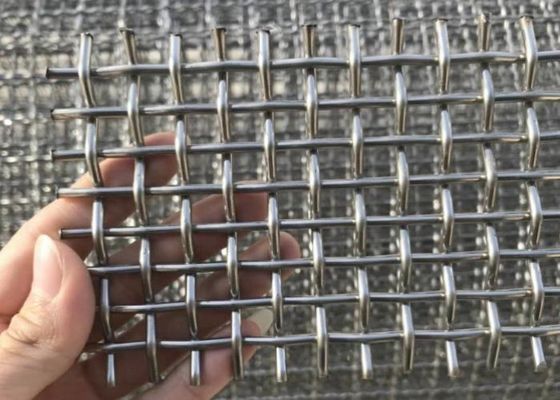 स्टेनलेस स्टील जाल स्क्रीन रोल 0.02-50.8 मिमी एपर्चर एसएस 316 Twill बुनाई औद्योगिक अनुप्रयोगों के लिए