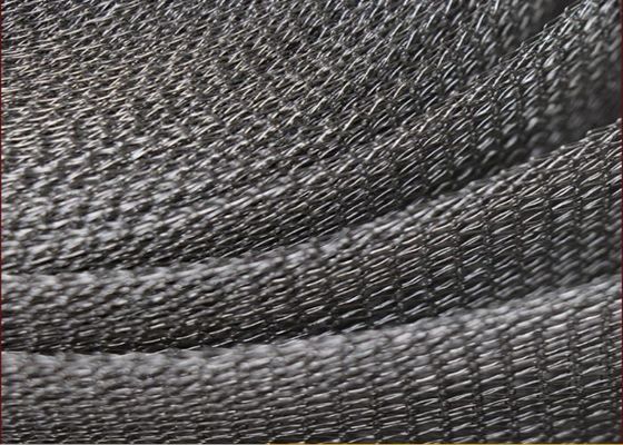 2 इंच चौड़ाई क्लोज़ निट वायर मेश मल्टी फिलामेंट टिकाऊ फ्लैट गोल