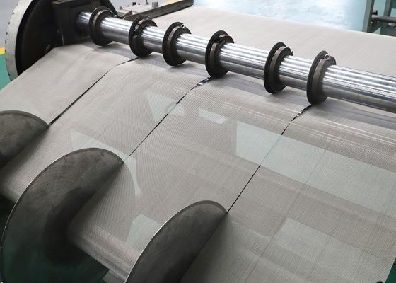 2205 डुप्लेक्स स्टेनलेस स्टील बुना तार जाल रोल दबाव पोत में इस्तेमाल किया