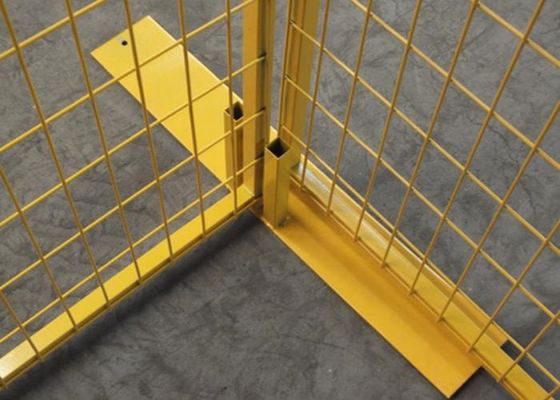 एसजीएस एंटीकोर्सोसियन पीवीसी लेपित वायर मेष पैनल कनाडा अस्थायी बाड़ पैनल