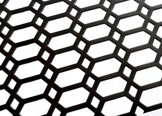 सिल्वर डायमंड छिद्रित जाल शीट निर्माण तार जाल के लिए