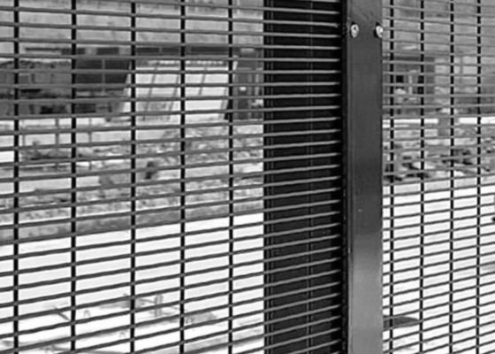 आसान स्थापना के साथ स्कूलों के लिए ब्लैक स्क्वायर होल वेल्डेड वायर मेष पैनल