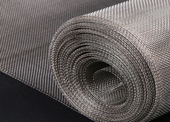स्टेनलेस स्टील जाल स्क्रीन रोल 0.02-50.8 मिमी एपर्चर एसएस 316 Twill बुनाई औद्योगिक अनुप्रयोगों के लिए