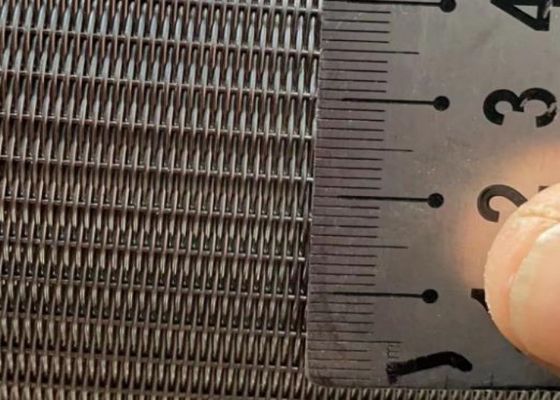 सादे डच बुनाई स्टेनलेस स्टील वायर मेष स्क्रीन ठीक निस्पंदन में इस्तेमाल किया
