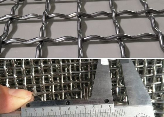 कोयला अनाज के लिए टिकाऊ बुना तार स्क्रीन कम निकेल स्टेनलेस स्टील