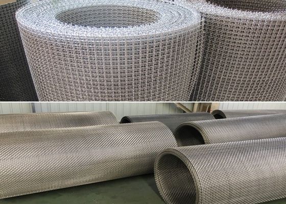 कोयला अनाज के लिए टिकाऊ बुना तार स्क्रीन कम निकेल स्टेनलेस स्टील