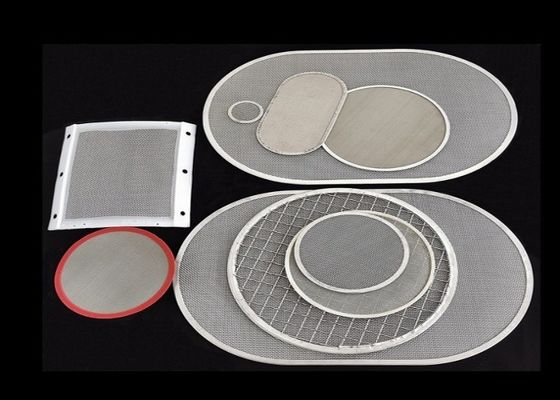 1-800mesh एल्युमीनियम फ़्रेमयुक्त प्लास्टिक एक्सट्रूडर स्क्रीन स्टेनलेस स्टील एक्सट्रूडर स्क्रीन