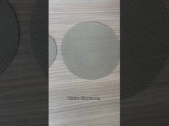 सूक्ष्म औद्योगिक निस्पंदन के लिए लघु छेद 316L स्टेनलेस स्टील फिल्टर जाल