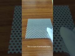 वेंटिलेशन और धुआं निस्पंदन छिद्रित जाल शीट 0.1mm-12mm मोटाई